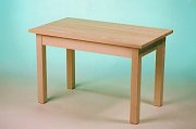 Dětský dřevěný stolek 700 x 400 x 420 mm Kaštan