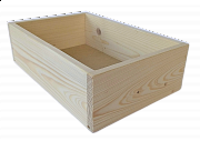 Dřevěná bedýnka 5017 malá 200 x 300 x 90 mm Bílá