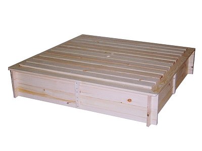 Dřevěné pískoviště s krytem 1850 x 1850 x 305 mm Úprava povrchová L 41, K 15